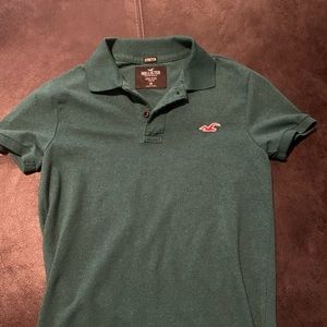 Green Hollister polo shirt